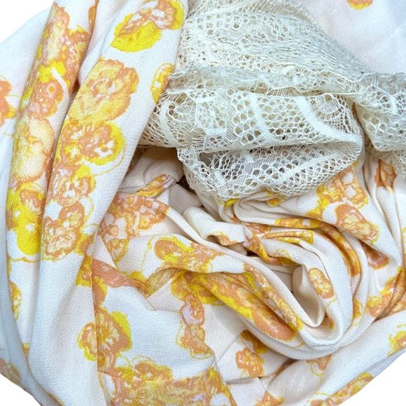 Free People | Intimately FP Forties Feels Bell Sleeve Floral Bodysuit - Medium - Picture 8 of 9